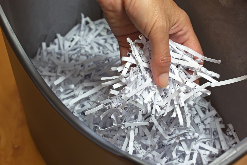 how to shred paper without a shredder
