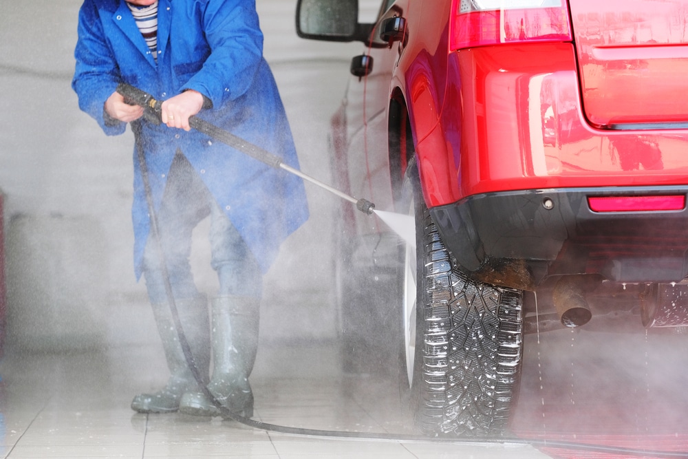 how to wash a car with a pressure washer
