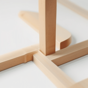 Assembling the floor lamp base