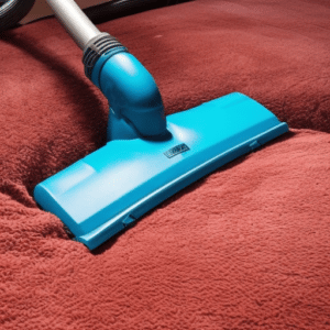 Cleaning the bed using a vacuum