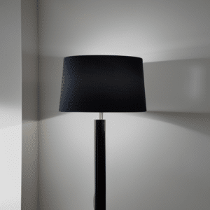 Floor lamp with a low wattage bulb