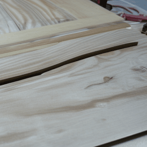 Preparing wood for making a DIY desk