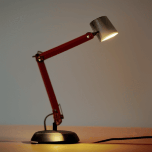 Work desk lamp on the table
