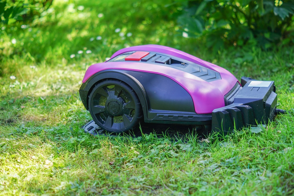 how to set up a robot lawnmower