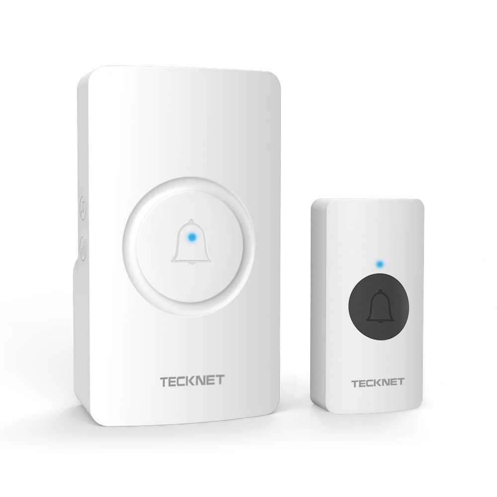 TECKNET Wireless Doorbell White