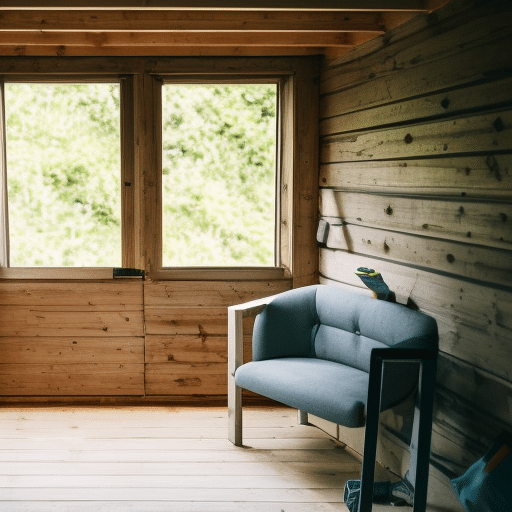 A look inside a well-ventilated garden shed