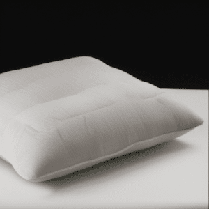 A memory foam pillow on bed