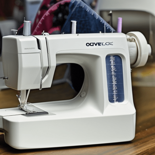 An overlock sewing machine