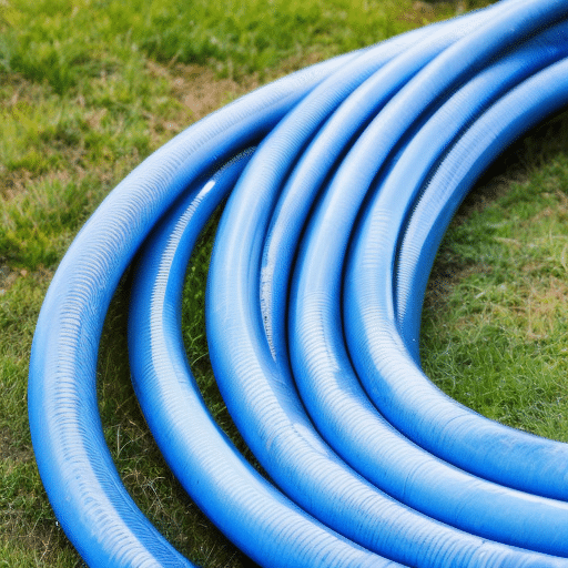 Blue Garden hose