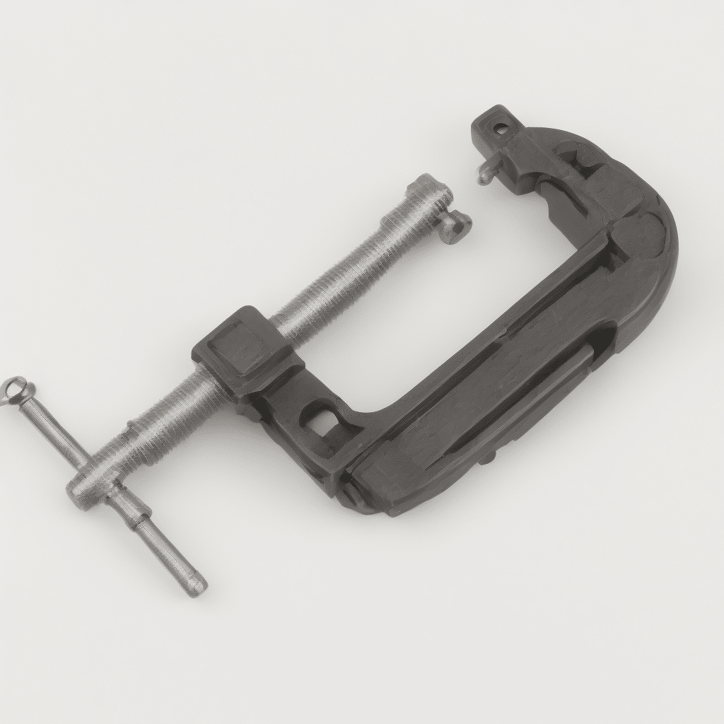 C-clamp used for woodworking