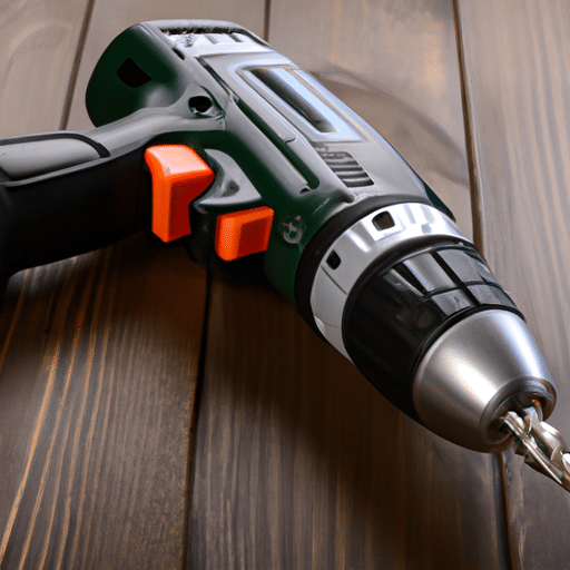 Close up look of an electric screwdriver