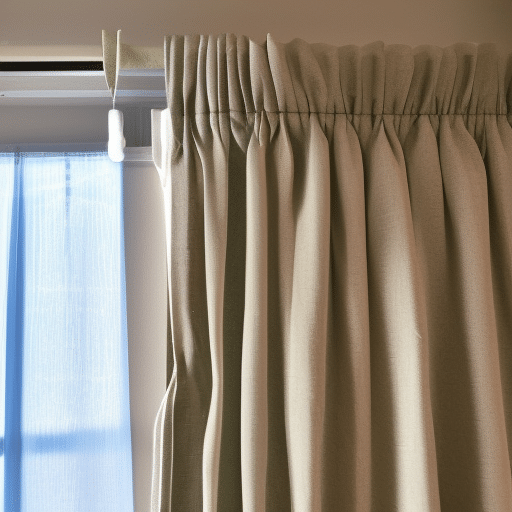 Curtain in the living room