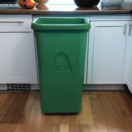 Empty kitchen bin