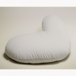 J-shaped pregnancy pillow