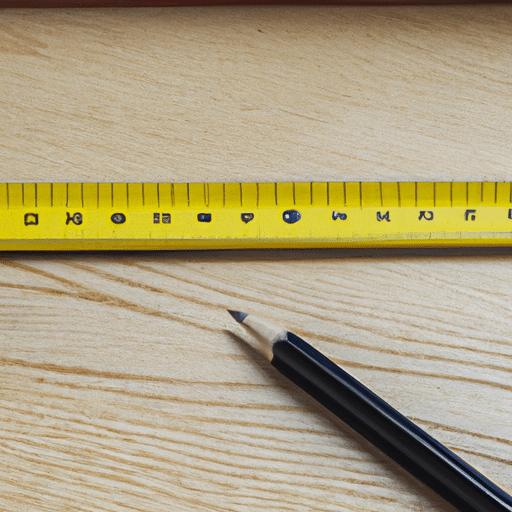Marking pencil and tape measure