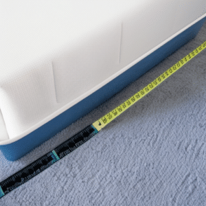Measuring the mattress
