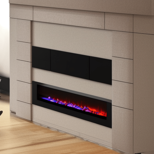Modern electric fireplace
