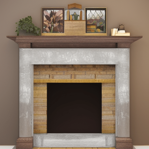 Newly-built frame for electric fire