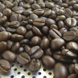 Roasted coffee beans