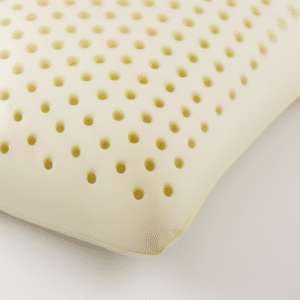 Tiny holes on a latex pillow