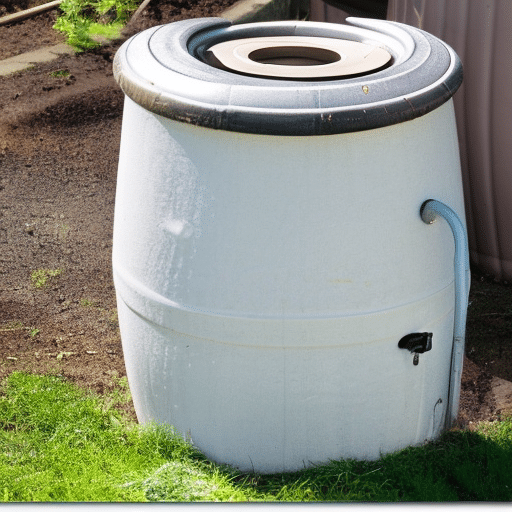White Rain barrel