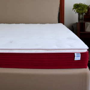 White mattress topper