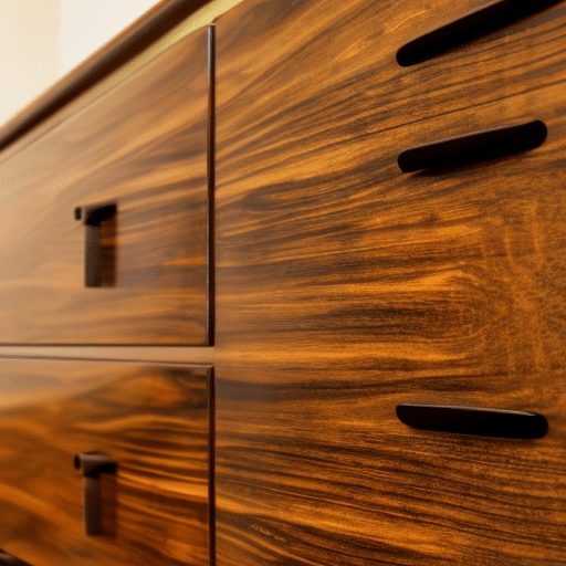 Wooden furniture applied with wood preservative