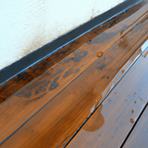 a dirty wall with oil stain