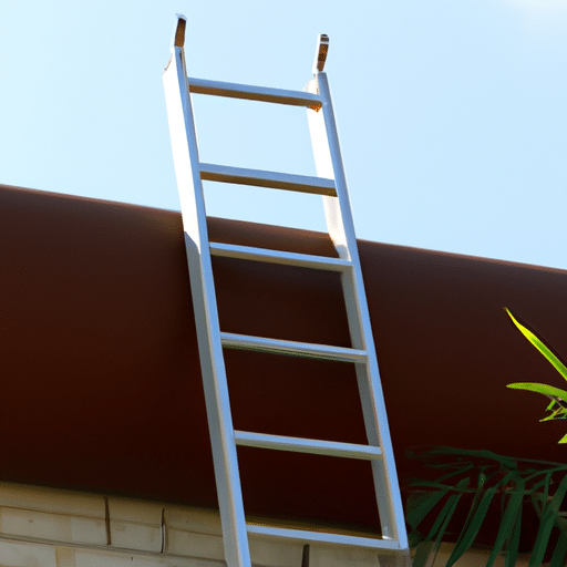 a ladder going up