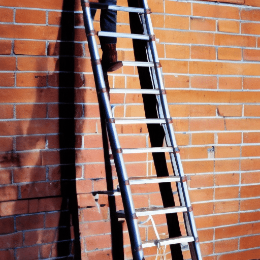 a man on top of a stepper