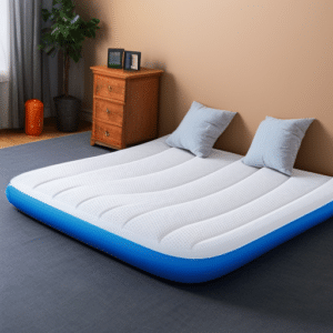 a nice mattress in the livingroom