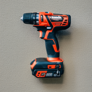 a power tool with a battery