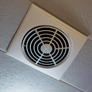 a square-shaped extractor fan