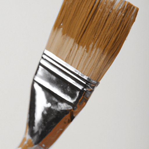 a used paint brush