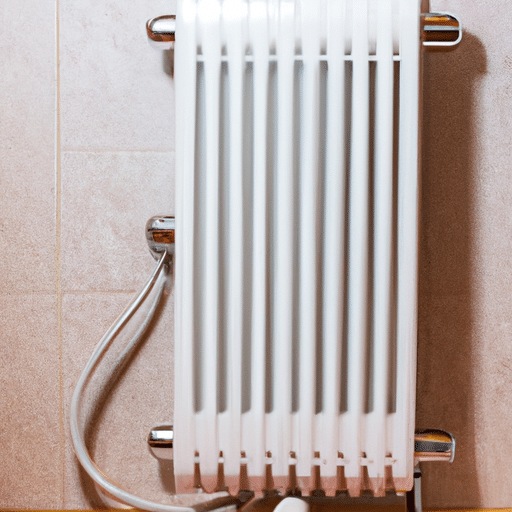 a white equipment on the wall