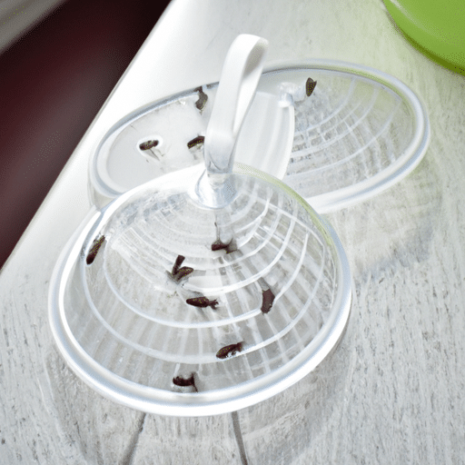 a white insect trap
