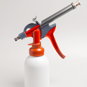 an empty spray gun