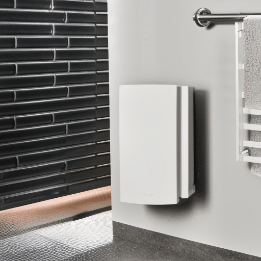 an white equipment on the wall