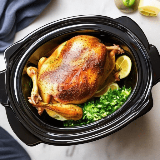 how to cook a whole chicken in a slow cooker