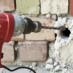 drilling using a corded drill