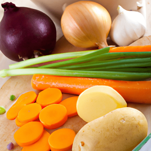 fresh ingredients from the market