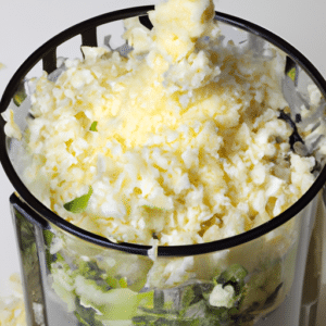 grating cauliflower using blender