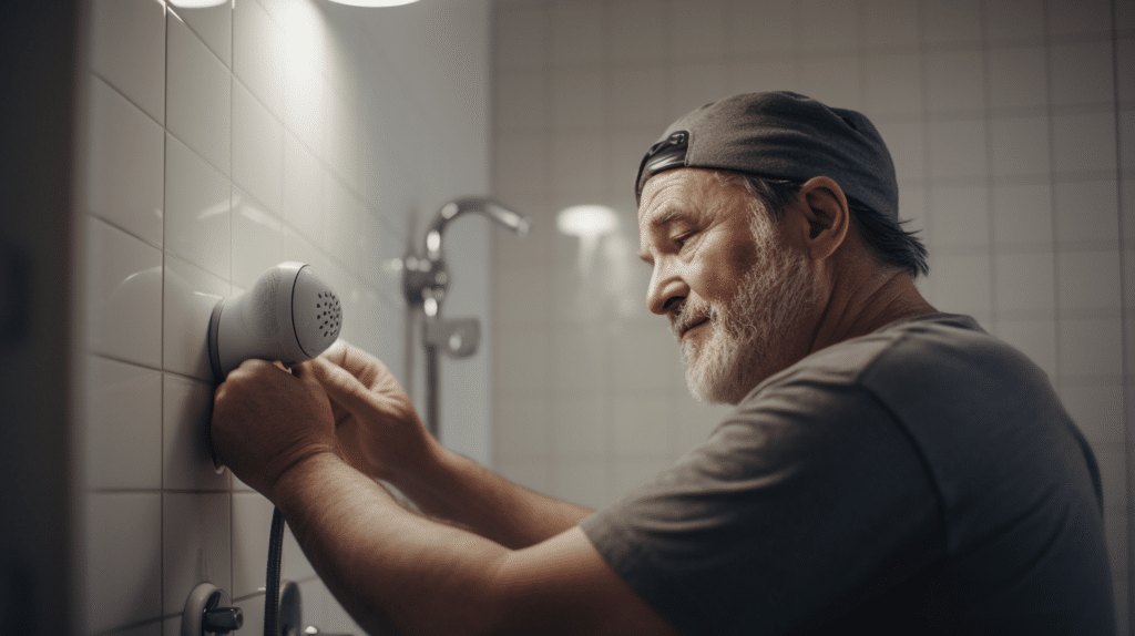 installing electric shower