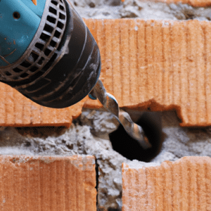 making a big hole on masonry