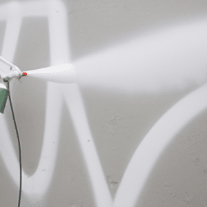 painting using white paint