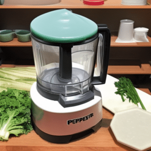 preparing to shred cabbage using a food processor