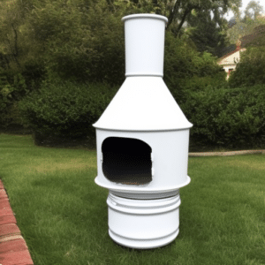 putting out fire in the chiminea