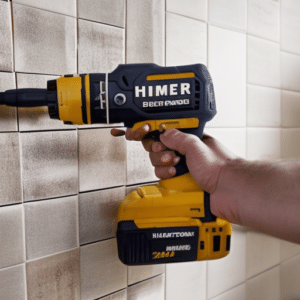 removing tiles using a drill