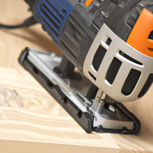 sanding wood using an electric device