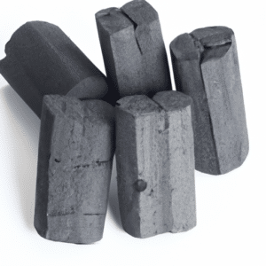 some charcoal briquettes